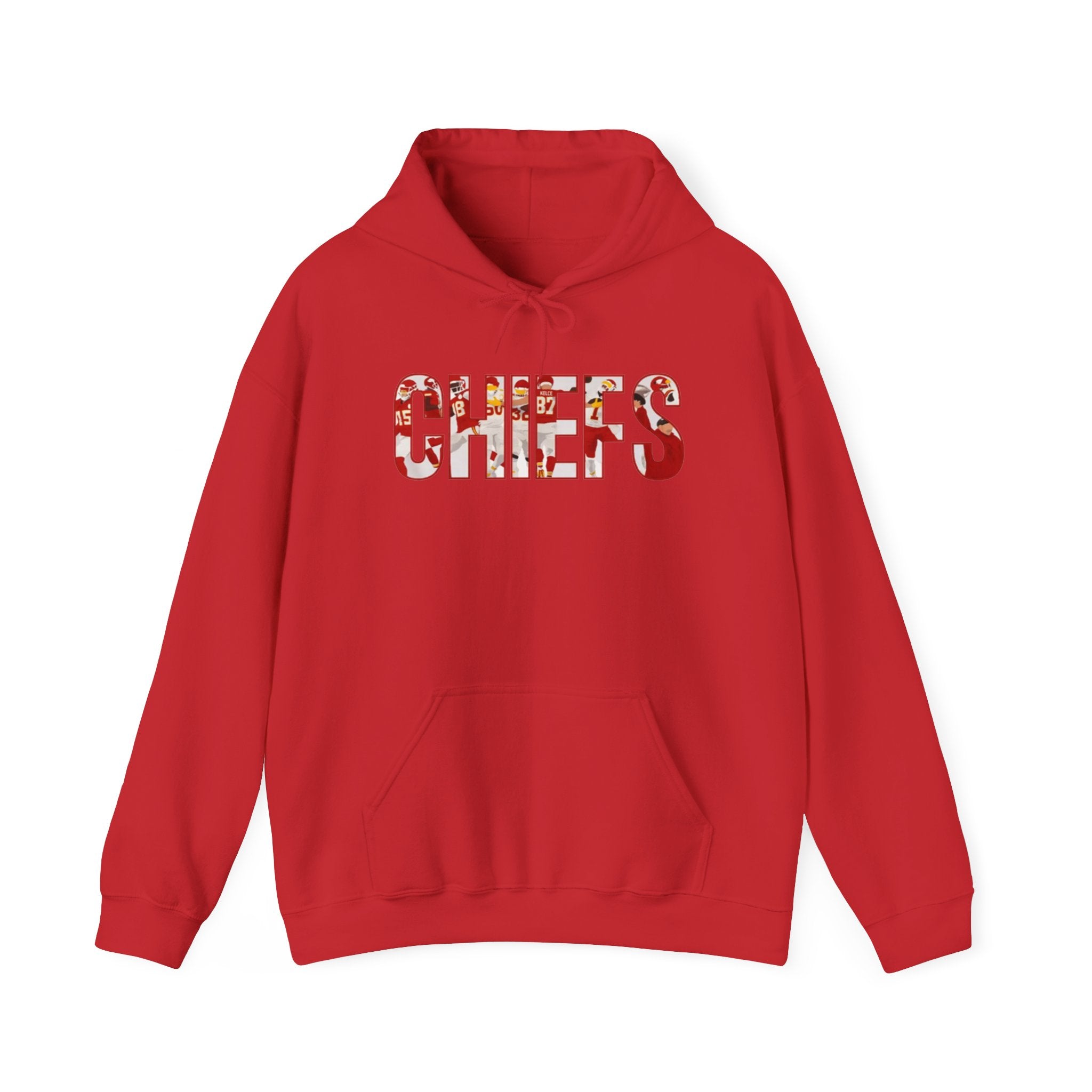 Chiefs Heavy Blend Hoodie for Game Day, Cozy Sweatshirt for Sports Fans, Perfect Gift for Football Lovers, Unisex Hooded Sweatshirt, [...]