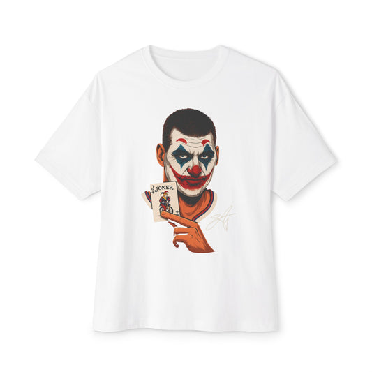 Joker Art Oversized Tee, Graphic Tee, Unisex Shirt, Casual Wear, Movie Merchandise, Gift for Fans, Vintage Style