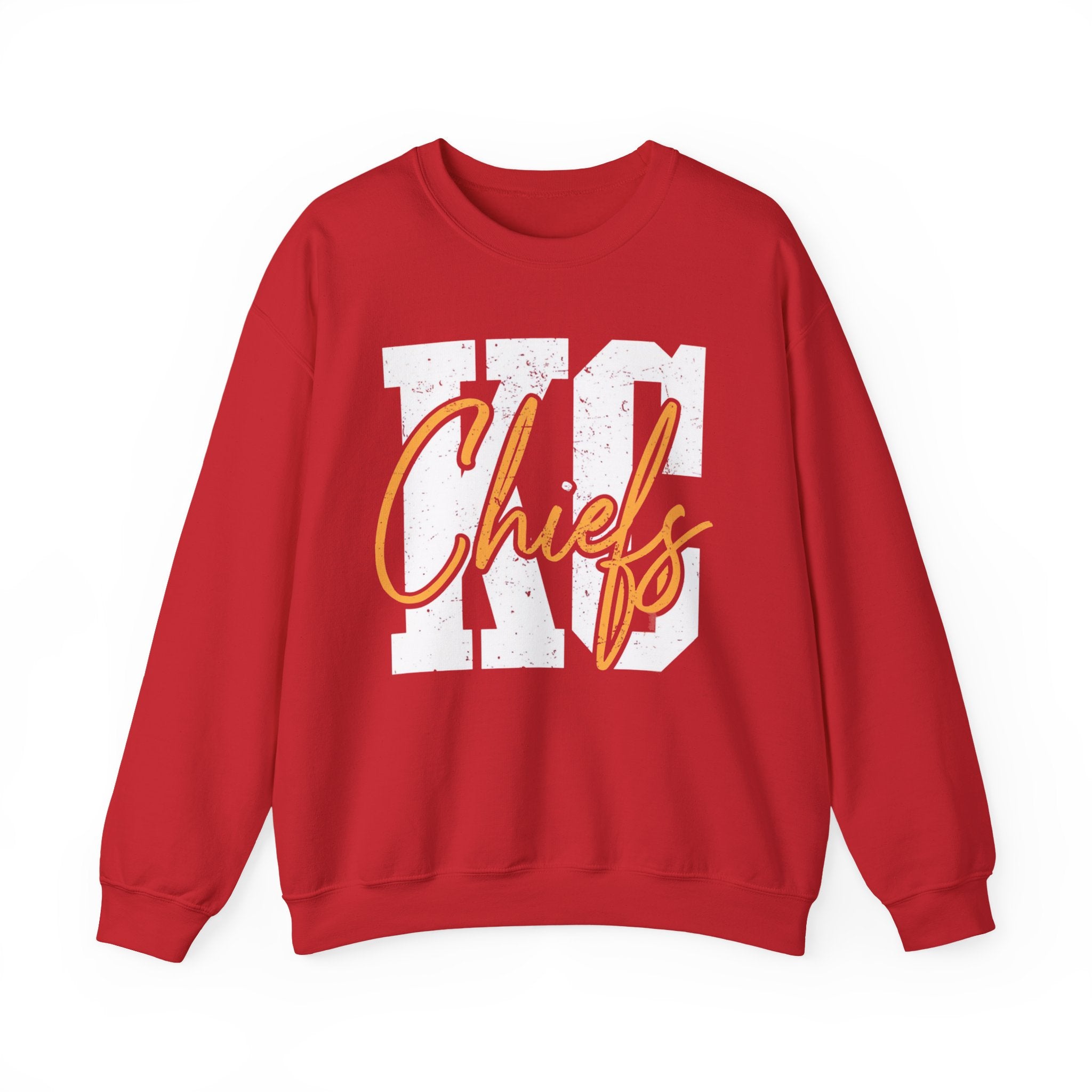 Chic Chiefs Unisex Crewneck Sweatshirt - Cozy Athletic Style, Great for Game Days, Gift for Football Fans, Casual Wear, Sports Apparel