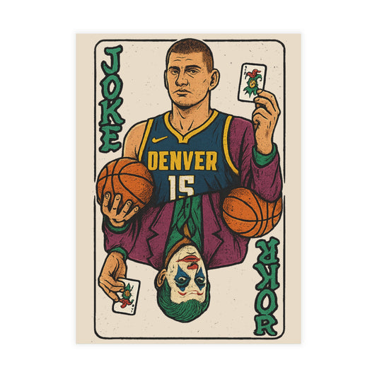 JOKER Basketball Postcard Bundles, Fun Sports Cards, Unique Gifts for Fans, Joker Designs, Collectible Art Prints