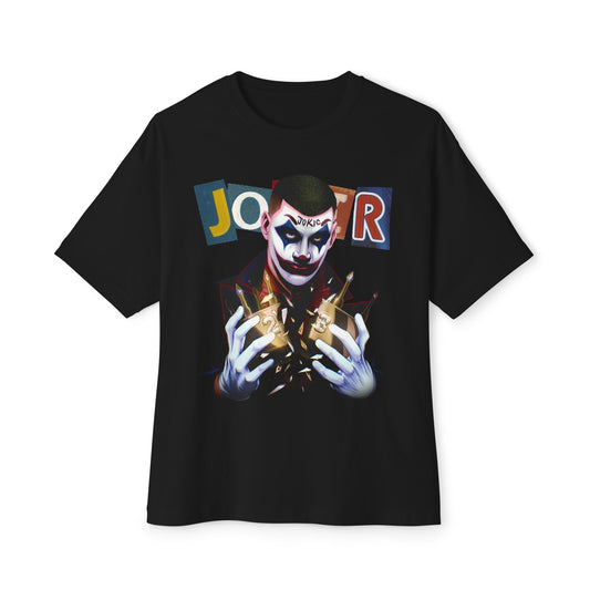 Nikola Jokic Joker Graphic Unisex Oversized Tee | Cool Streetwear | Gift for Fans | Casual Wear | Festival Apparel | Comic Merchandise