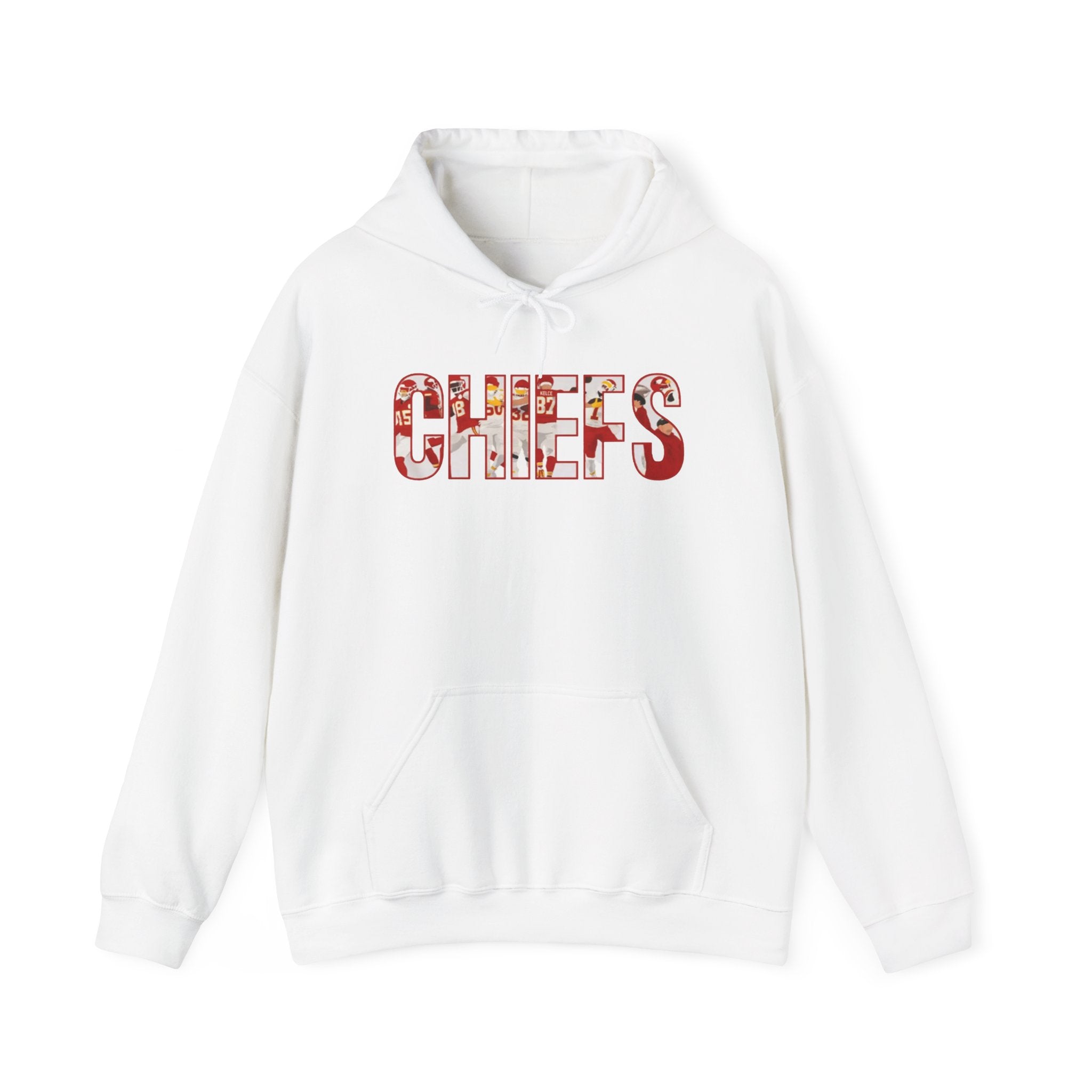 Chiefs Heavy Blend Hoodie for Game Day, Cozy Sweatshirt for Sports Fans, Perfect Gift for Football Lovers, Unisex Hooded Sweatshirt, [...]