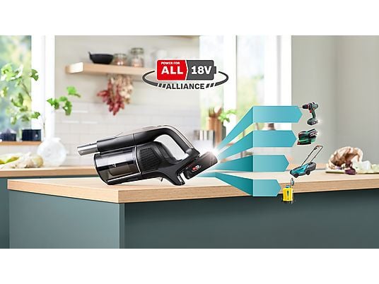BOSCH BKS1041GBA Unlimited 10 Stielsauger, Akkubetrieb, 18 Volt