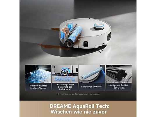 DREAME Aqua10 Ultra Roller Complete White Saugroboter